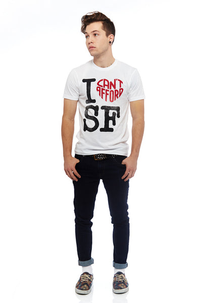 I Can’t Afford SF Tee (White)