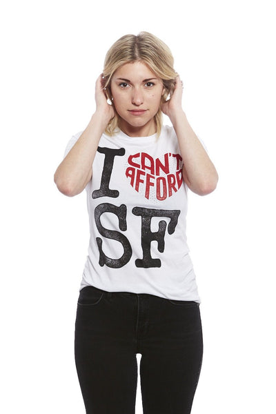 I Can’t Afford SF Tee (White)